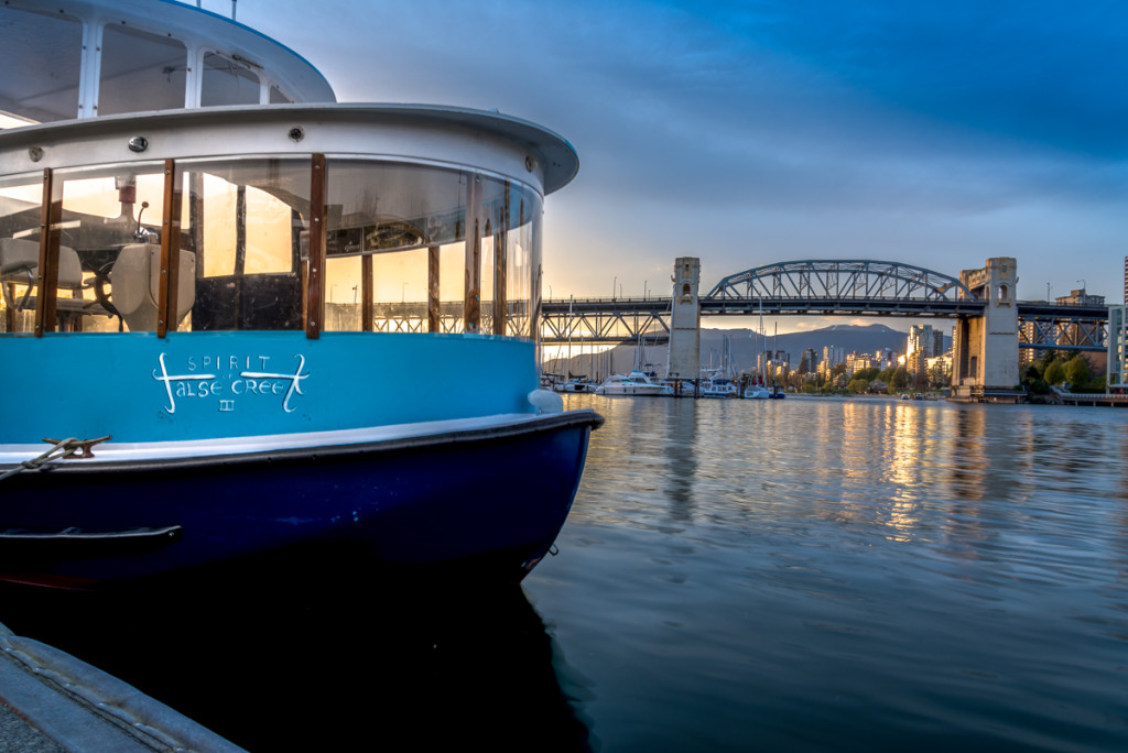 Spirit of false creek on granville island
