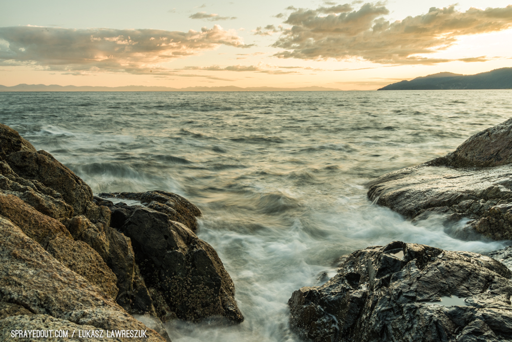 Sunset & Ocean in West Vancouver Lighthouse Park