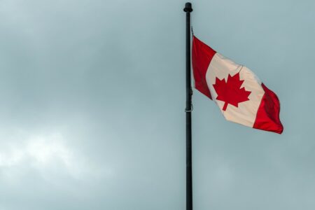 The National Flag of Canada. Free Picture for Your Blog or Web Article.