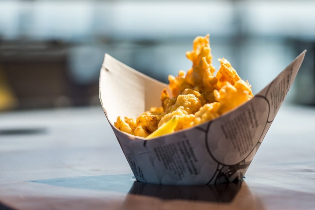 Pajo's Fish & Chips, Steveston, BC, Canada. Free picture for your blog or web article.