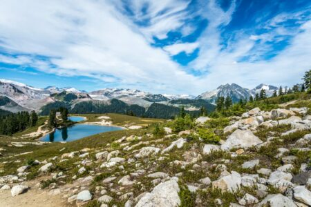 Elfin Lakes & Garibaldi Provincial Park Mountains. Free Image for Your Blog.