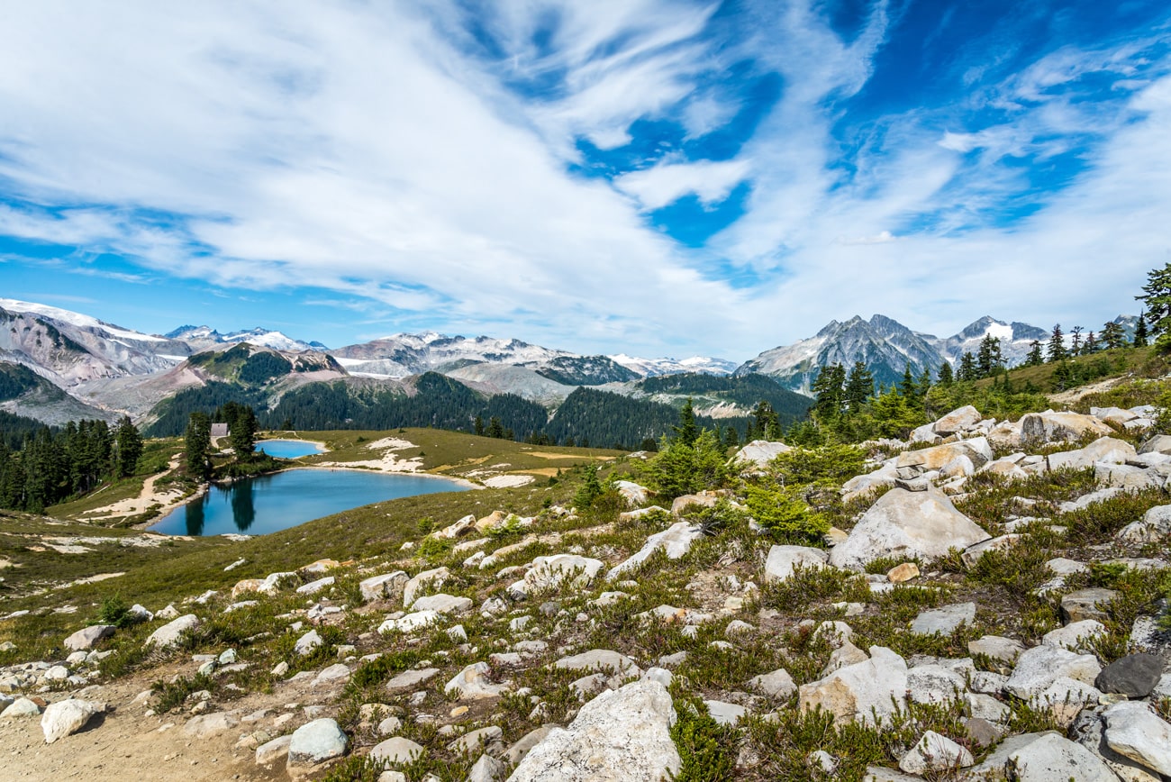 Elfin Lakes & Garibaldi Provincial Park Mountains.