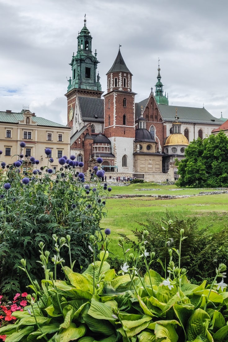 Wawel Royal Castle in Krakow, Poland. Free picture for your blog.