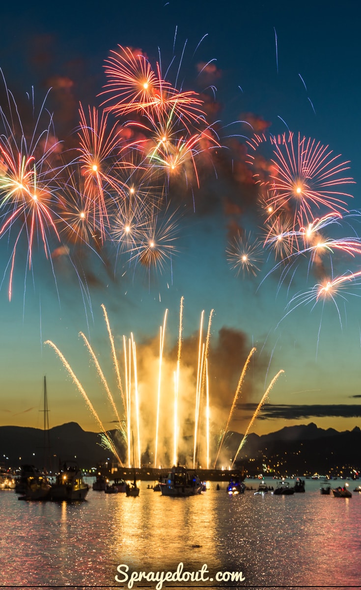 Fireworks Summer Festival in Vancouver, BC, Canada: Honda Celebration of Light